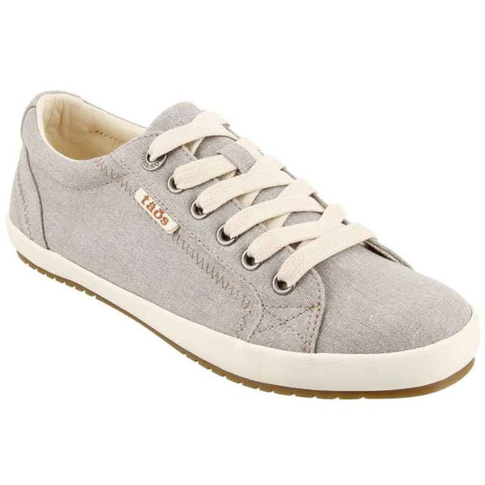 TAOS STAR grey wash canvas sneaker size 8 med
